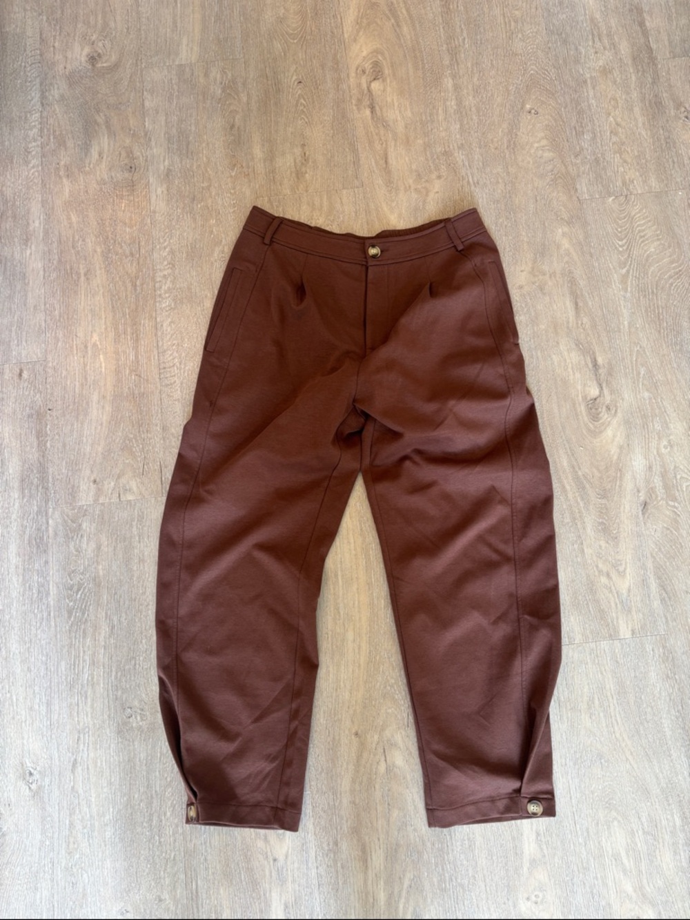 women’s sz lg new barrel knit trouser Pants